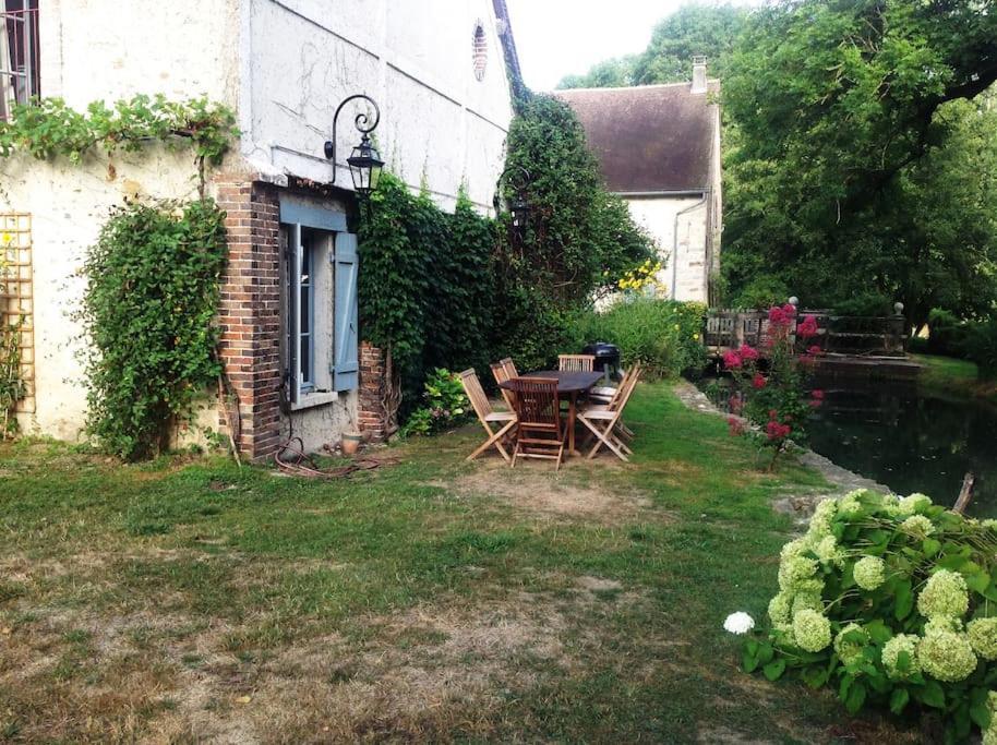 Saint-Hilaire-les-Andresis Le Foulon - Moulin De Charme - 1 Heure 30 De Parisヴィラ エクステリア 写真