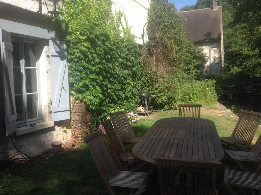 Saint-Hilaire-les-Andresis Le Foulon - Moulin De Charme - 1 Heure 30 De Parisヴィラ エクステリア 写真