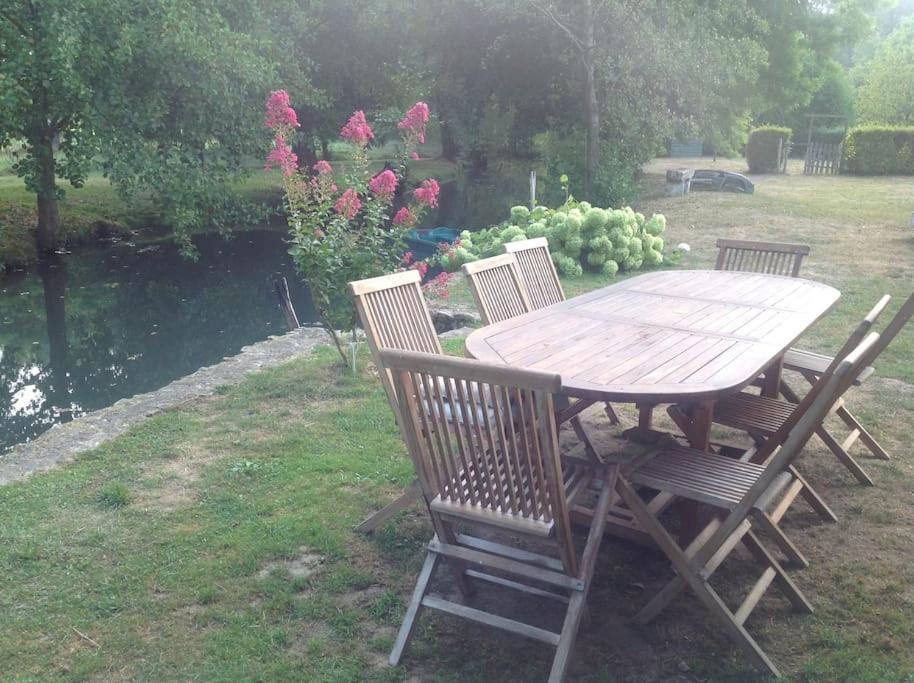 Saint-Hilaire-les-Andresis Le Foulon - Moulin De Charme - 1 Heure 30 De Parisヴィラ エクステリア 写真